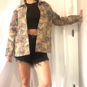 Vintage Erin London tapestry blazer